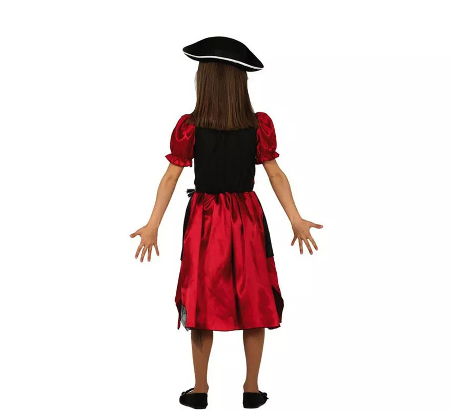 Disfraz de Pirata Granate para niña