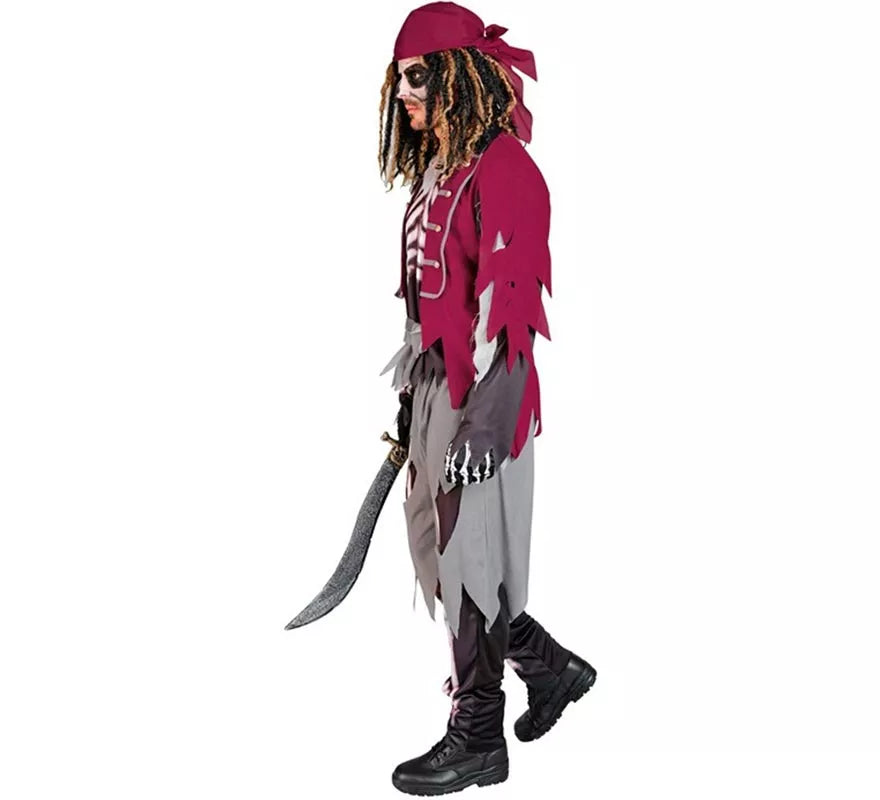 Translation missing: en.Disfraz de Pirata Grumete Esqueleto para hombre