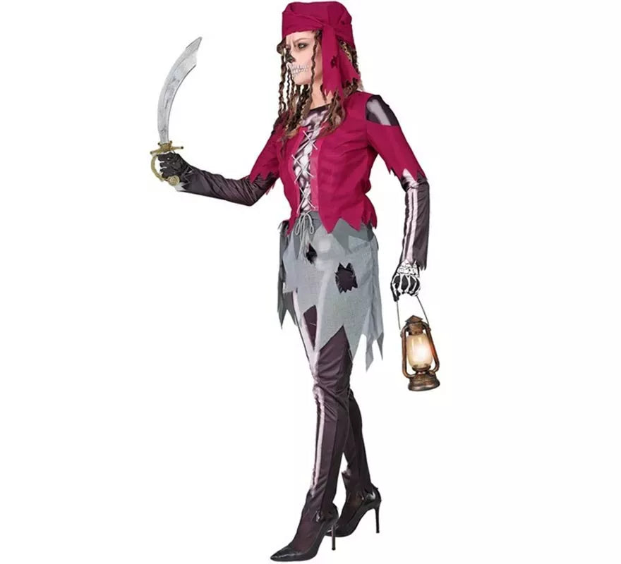 Translation missing: en.Disfraz de Pirata Grumete Esqueleto para mujer