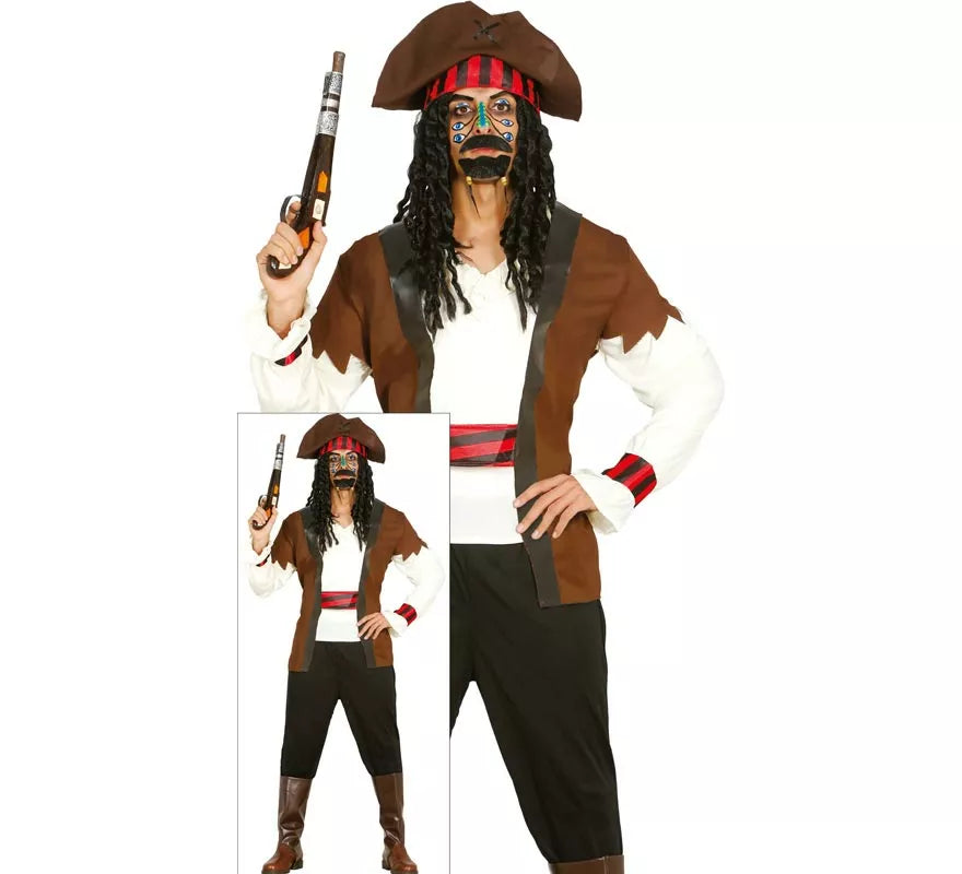 Disfraz de Pirata Guapo Caribe para hombre