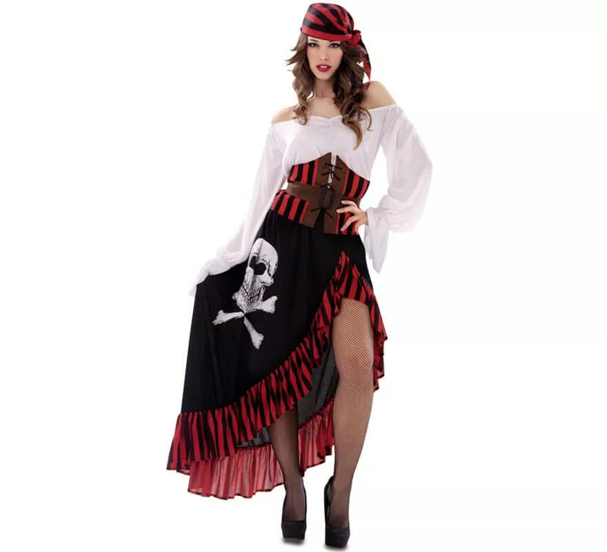 Translation missing: en.Disfraz de Pirata Jolly para Mujer
