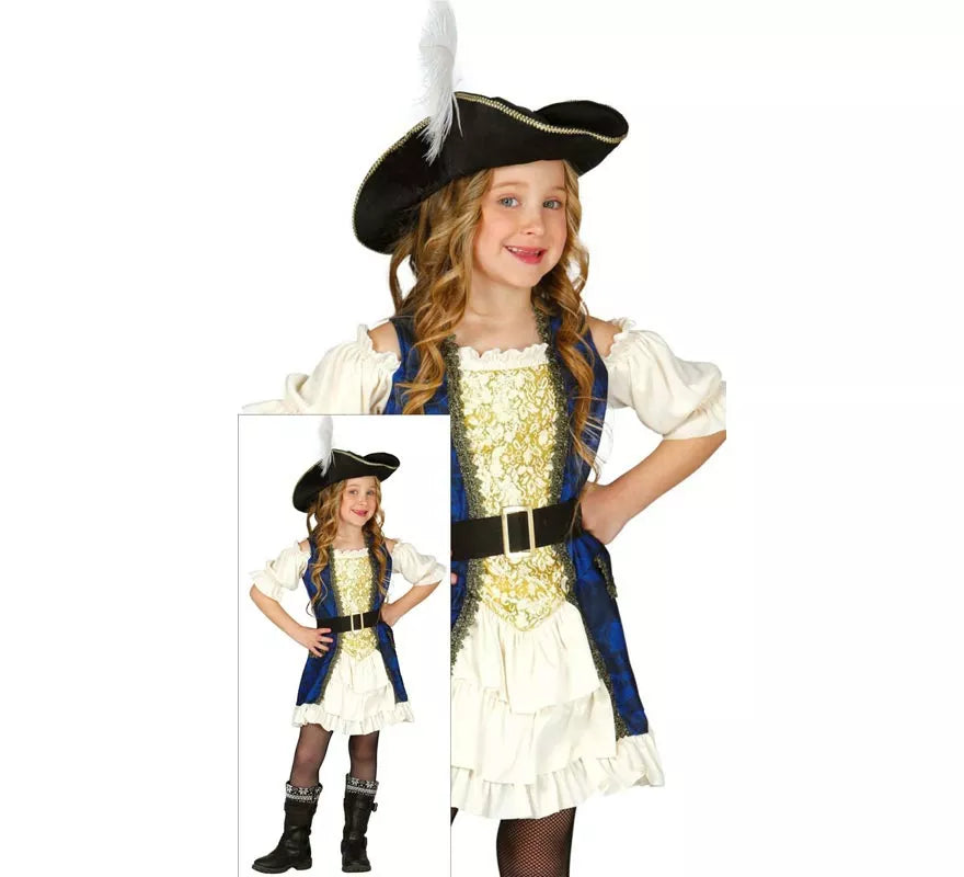 Translation missing: en.Disfraz de Pirata Lujo para niña