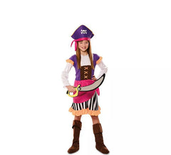 Purple Pirate Costume for Girl