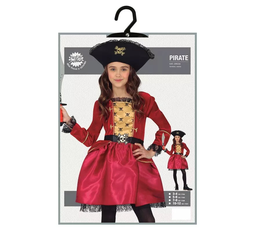 Disfraz de Pirata para niña