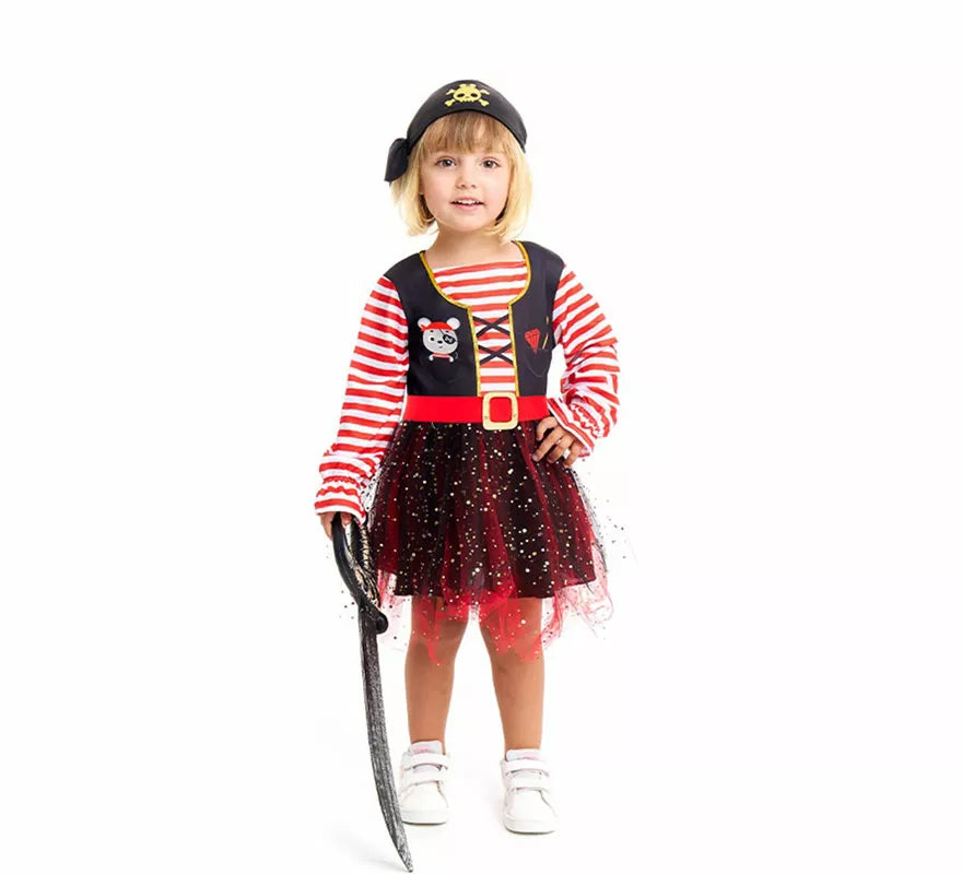 Translation missing: en.Disfraz de Pirata para niña y bebé