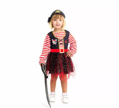 Pirate costume for girls and babies