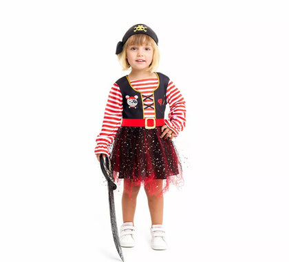 Disfraz de Pirata para niña y bebé