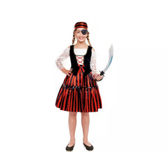 Classic Stripes Pirate Costume for Girl