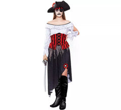 Zombie Pirate Costume for Women
