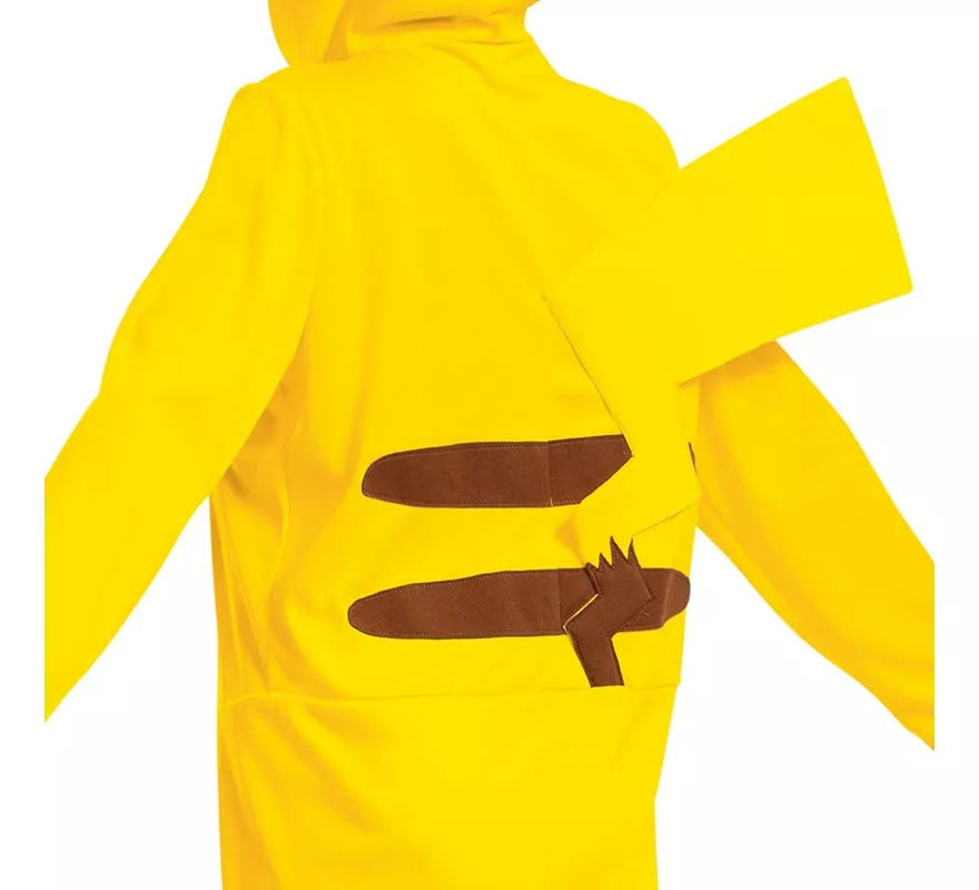 Disfraz de Pokemon Pikachu con cola de lujo para niños