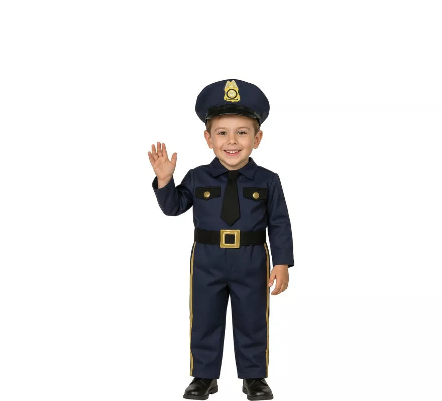 Translation missing: en.Disfraz de Policía azul Baby para bebés