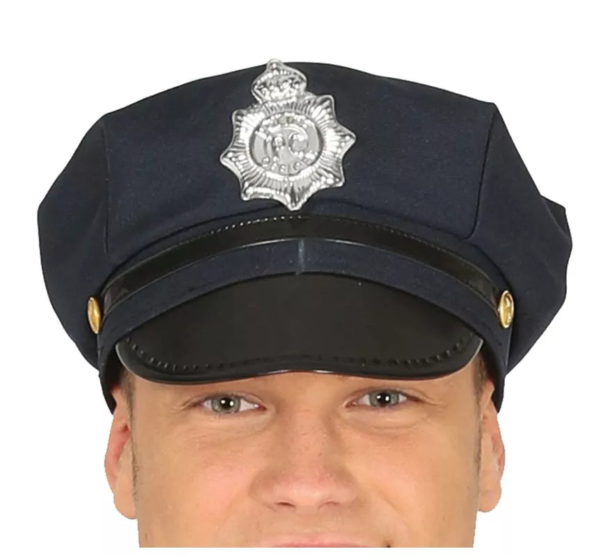Disfraz de Policía azul para hombre