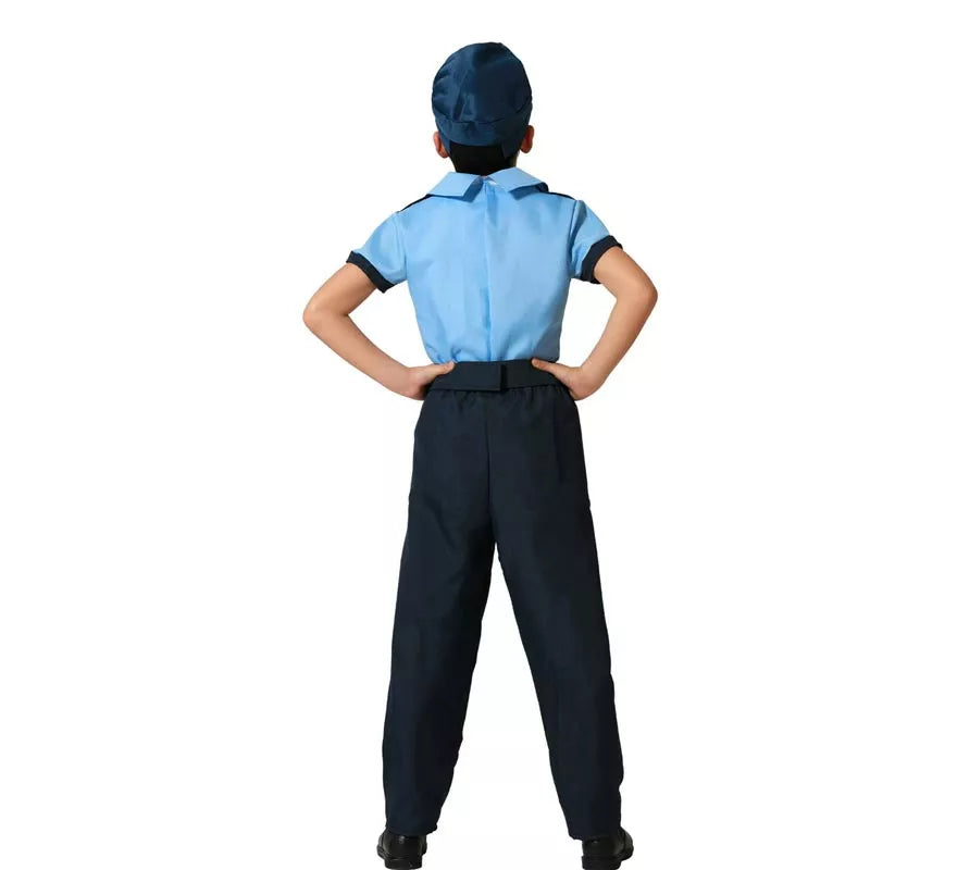 Disfraz de Policía azul para niño
