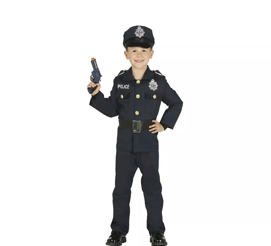 Disfraz de Policía azul para niños