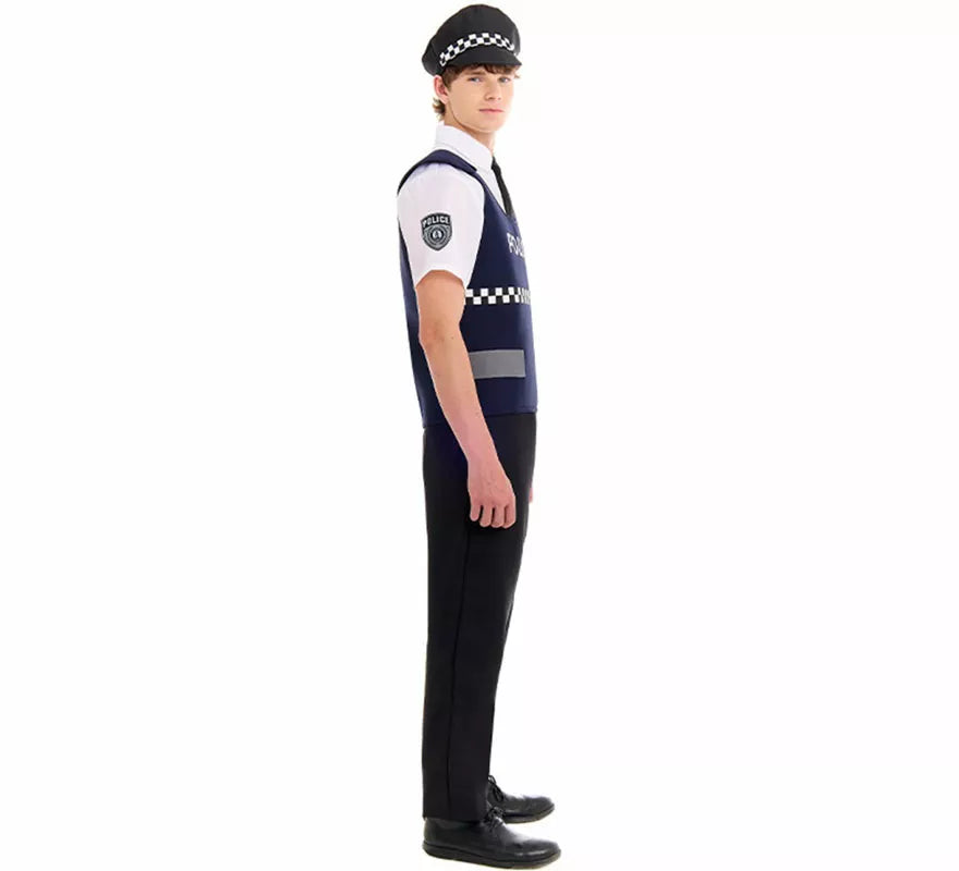 Disfraz de Policía Chaleco para hombre