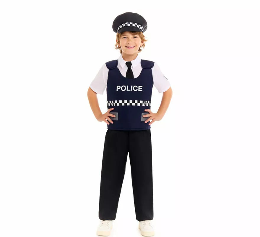 Disfraz de Policía Chaleco para niño