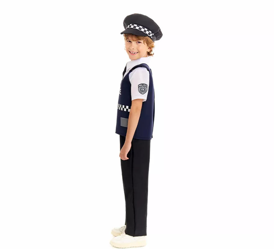 Disfraz de Policía Chaleco para niño