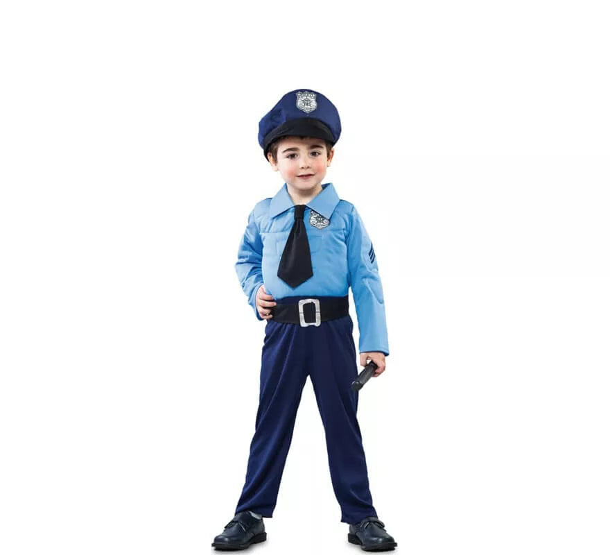 Translation missing: en.Disfraz de Policía con corbata para niño