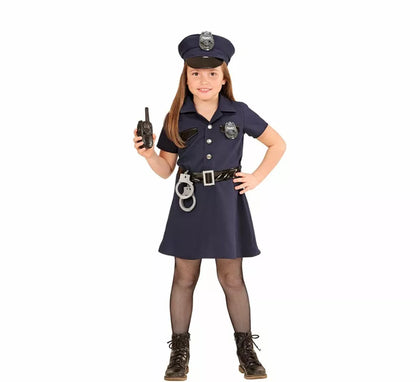 Disfraz de Policía con Esposas para niña
