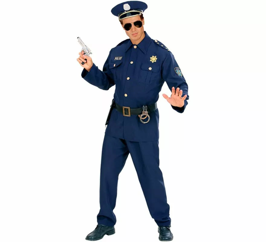 Disfraz de Policía con Sombrero para hombre