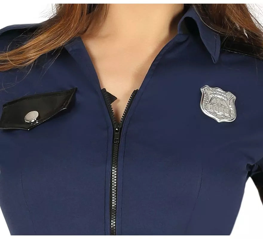 Disfraz de Policía con vestido corto para mujer