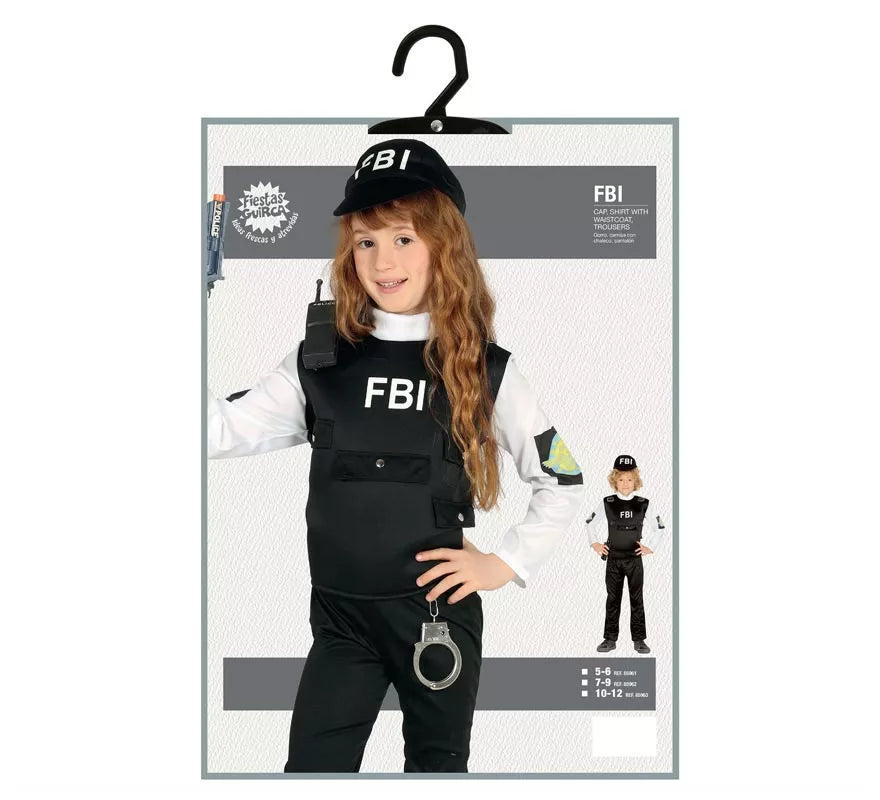 Translation missing: en.Disfraz de Policía del F.B.I. para niño