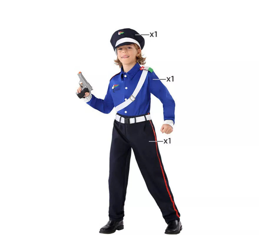 Translation missing: en.Disfraz de Policía Italiano para niño