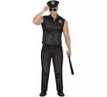 Disfraz de Policía manga corta para hombre