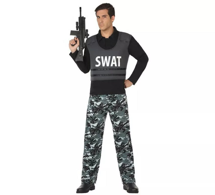 Disfraz de Policía SWAT para hombre