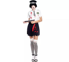 Zombie Police Costume for Women