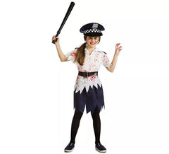 Zombie Police Costume for Girls