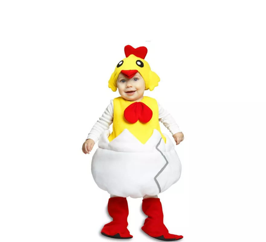 Disfraz de Pollito con Cascarón para niños