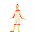 Disfraz de Pollo blanco y naranja para niño