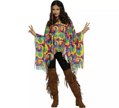 Hippie Poncho Costume for Women