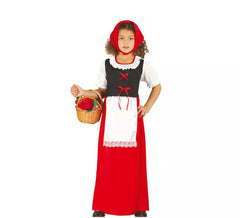 Red Innkeeper Costume for Girls