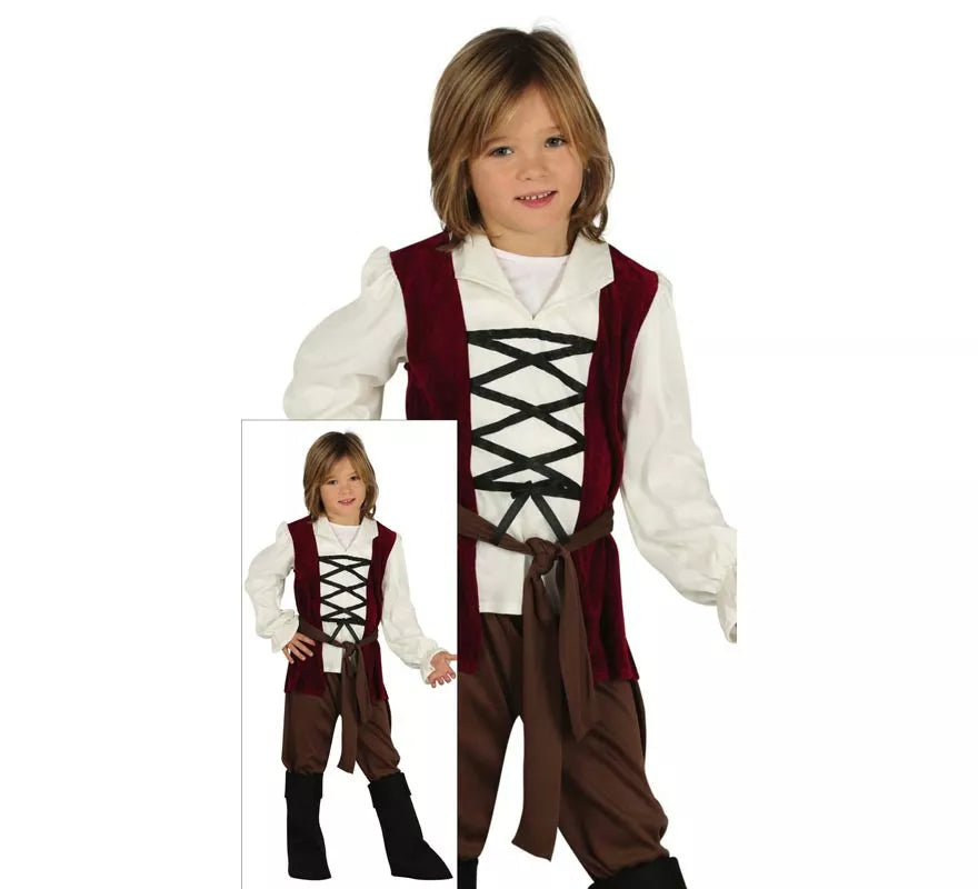 Disfraz de Posadero Medieval para niño