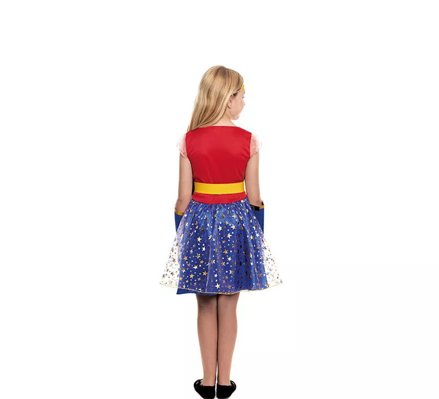 Disfraz de Power Woman para niña