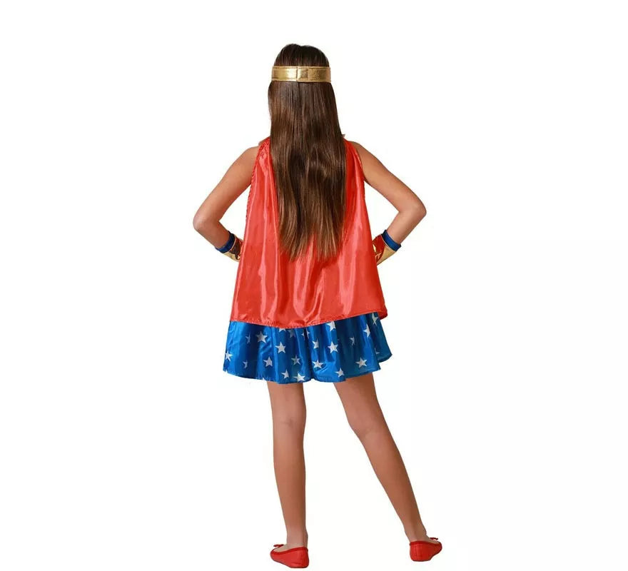 Disfraz de Power Woman para niña