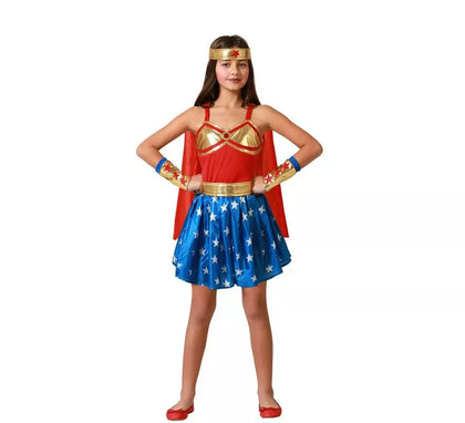 Disfraz de Power Woman para niña