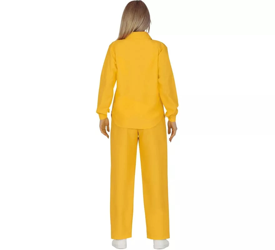 Disfraz de Presa Amarillo para mujer