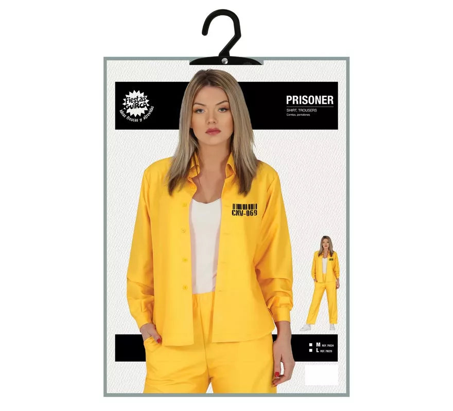 Disfraz de Presa Amarillo para mujer