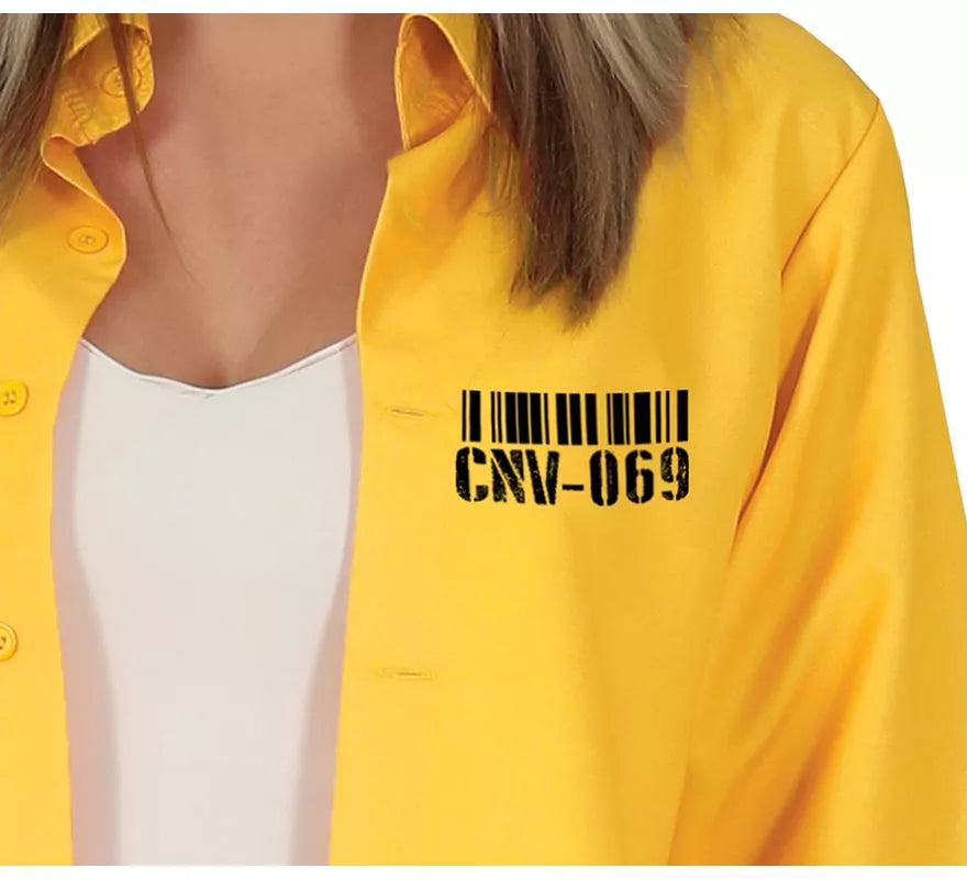 Disfraz de Presa Amarillo para mujer