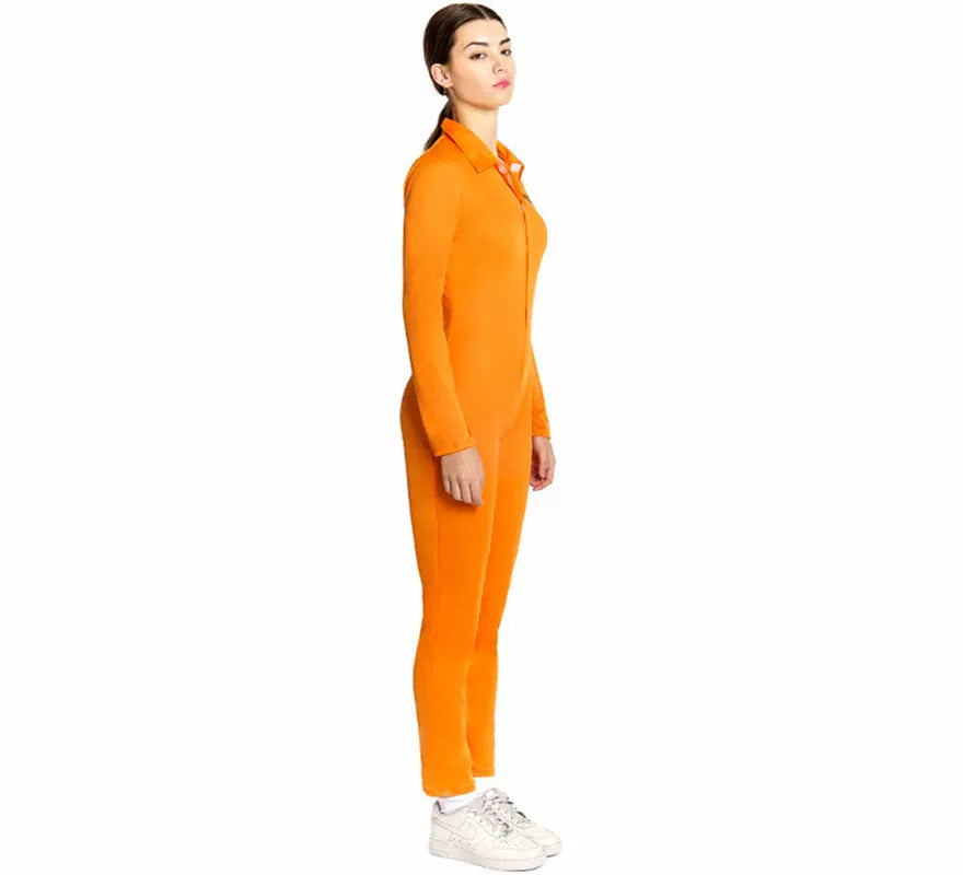 Disfraz de Presidiaria naranja para mujer