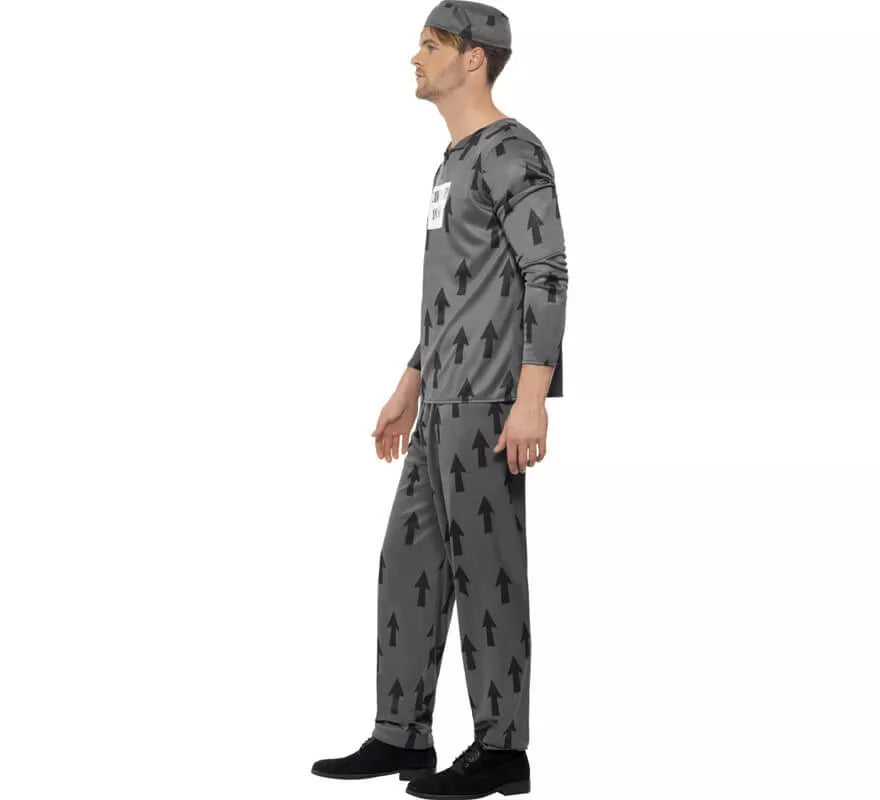 Disfraz de Presidiario Lawbreaker para Hombre