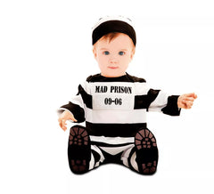 Striped Prisoner Costume for Baby