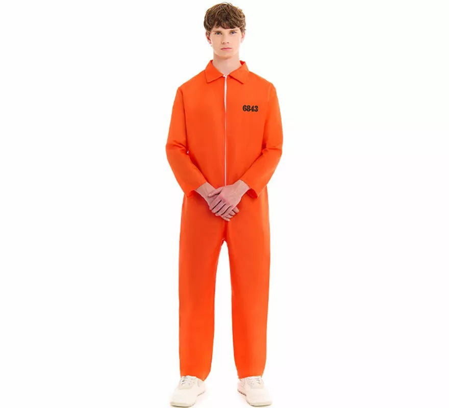 Translation missing: en.Disfraz de Preso naranja para hombre