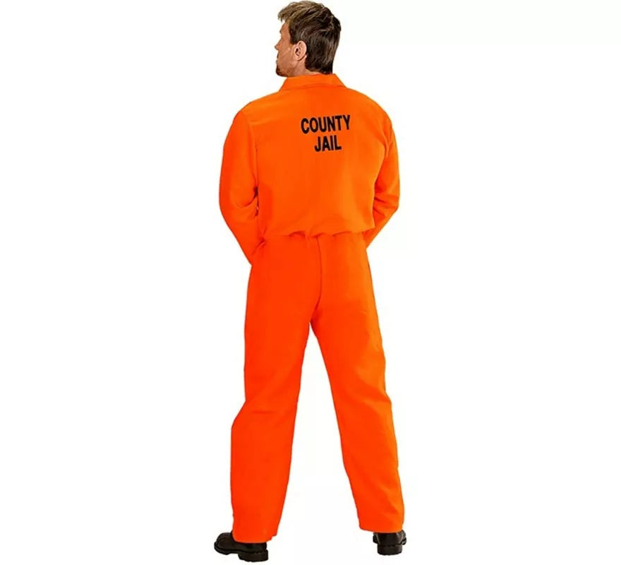 Disfraz de Preso naranja para hombre