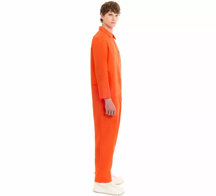 Disfraz de Preso naranja para hombre