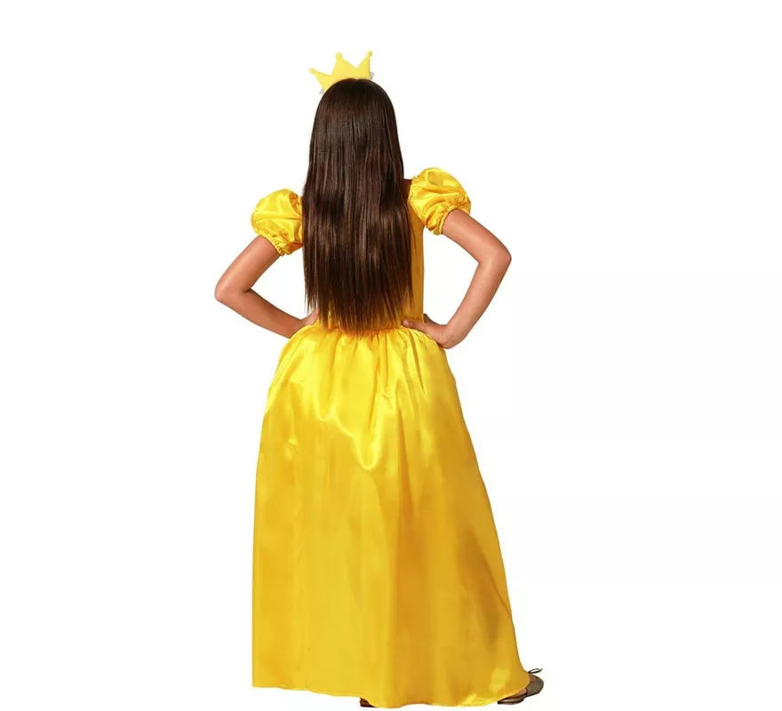 Disfraz de Princesa amarilla para niña