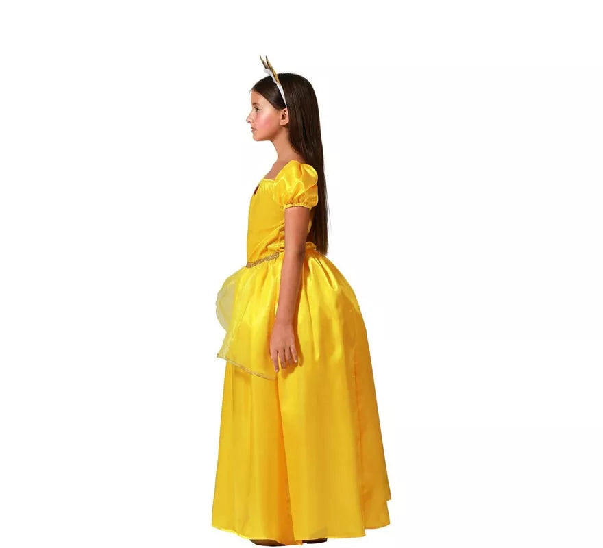 Disfraz de Princesa amarilla para niña